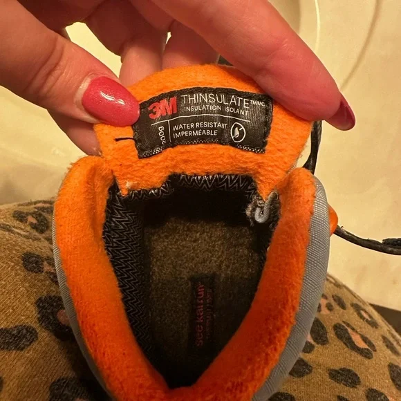 See Kai Run Blue and Orange all weather Boots - Picture 6 of 6